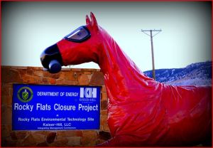 RF Horse at sign